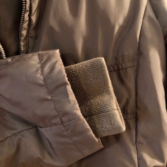 Via Spiga brown puffer jacket removable fox fur hood, Small - Picture 6 of 8